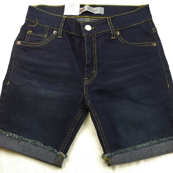 LEVIS 511 Big Boys Denim Shorts Classics 12 Reg 26 - Picture 2 of 6